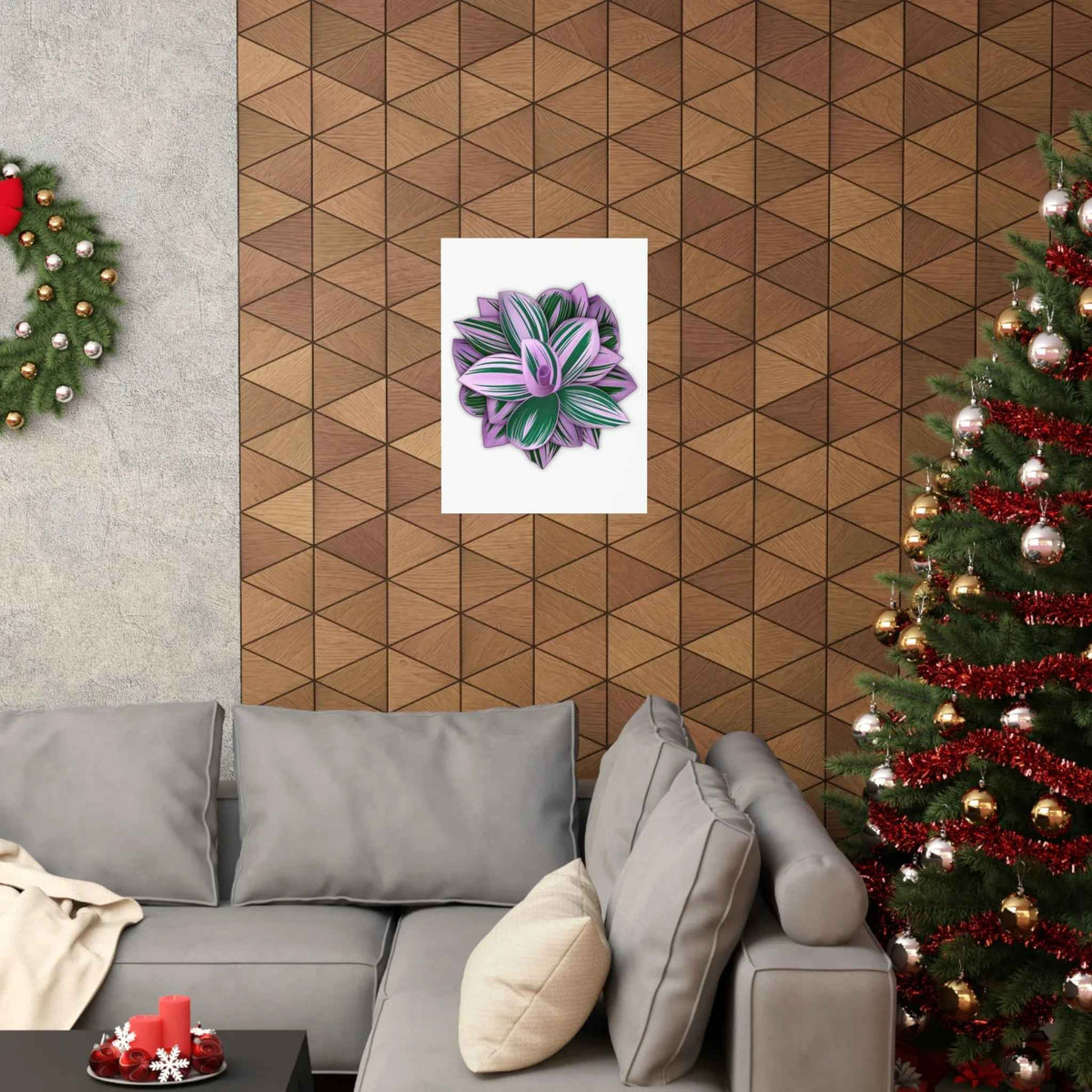 Tradescantia Nanouk Botanical Print – Unframed Wall Art