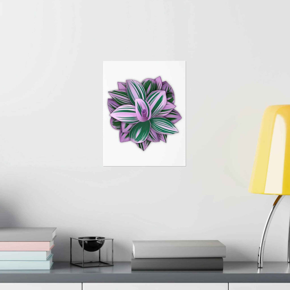 Tradescantia Nanouk Botanical Print – Unframed Wall Art