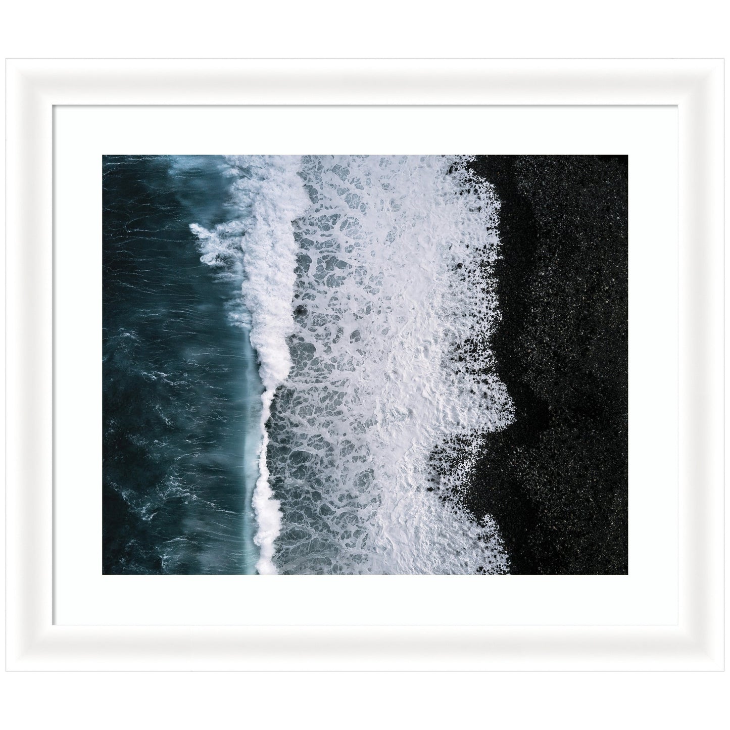 Limited Edition Ocean Waves on the Black Beach in Iceland by Michael Schauer