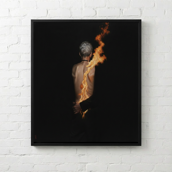Passion #1" - 30x30 Limited Edition Framed Canvas