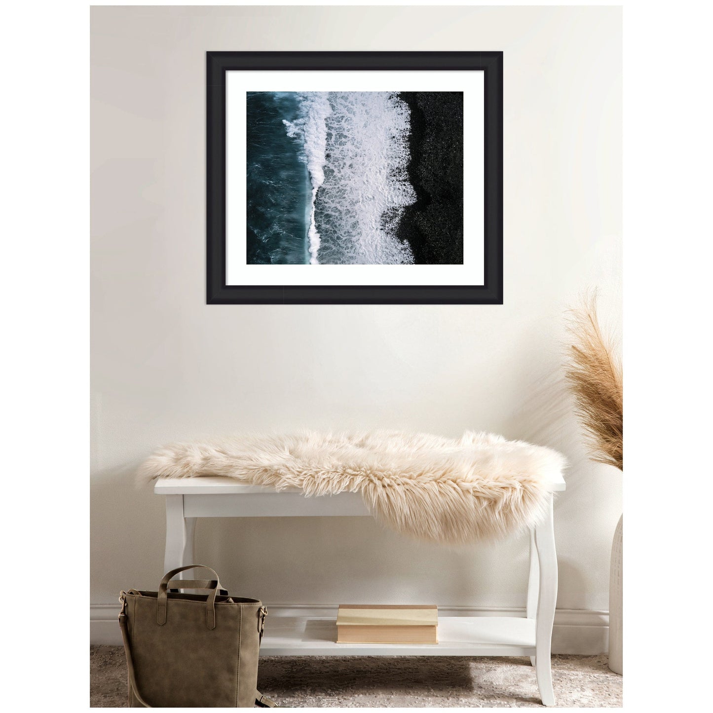 Limited Edition Ocean Waves on the Black Beach in Iceland by Michael Schauer