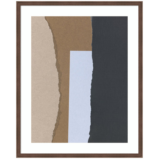 Torn Paper No3 by Mareike Bohmer Framed Wall Art Print