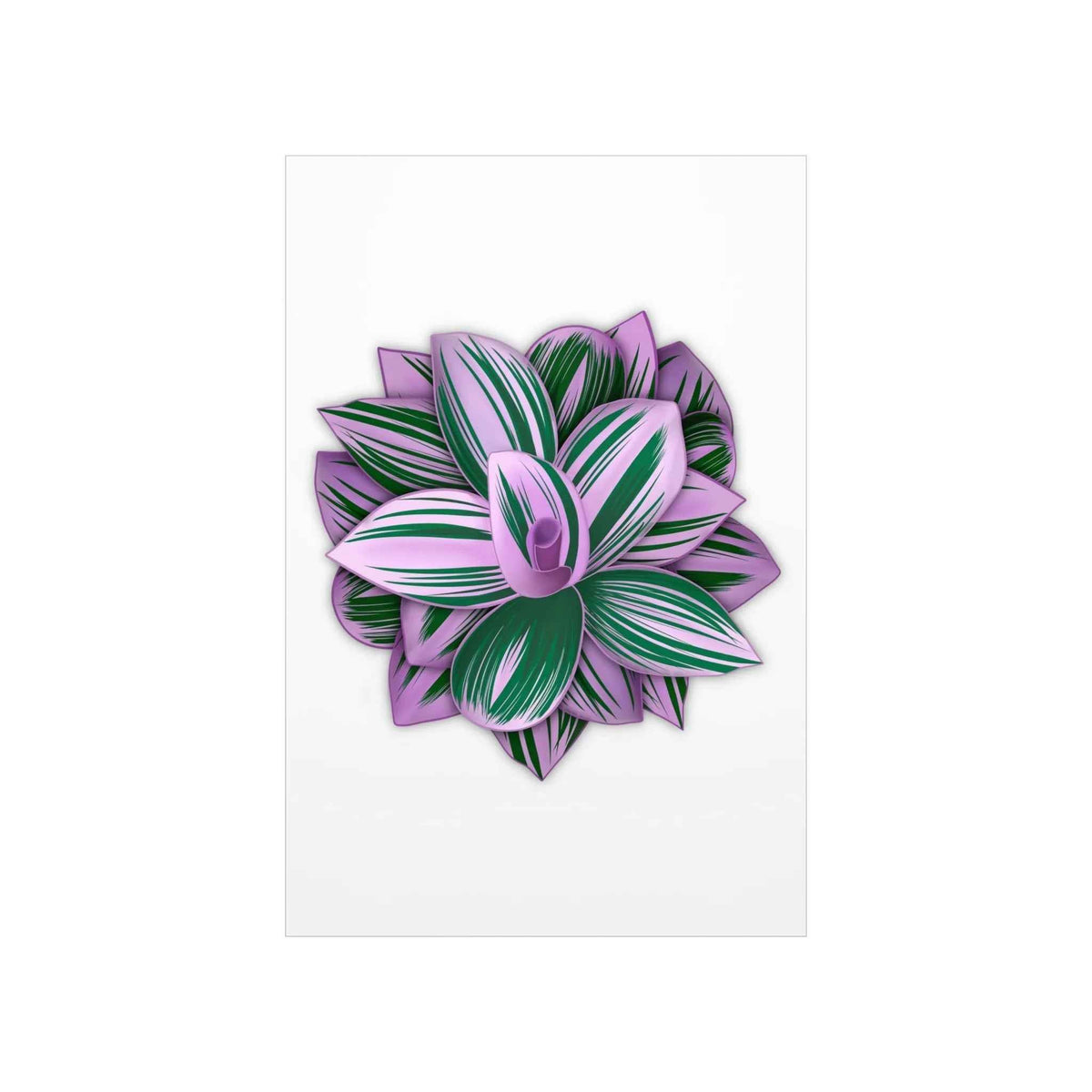 Tradescantia Nanouk Botanical Print – Unframed Wall Art