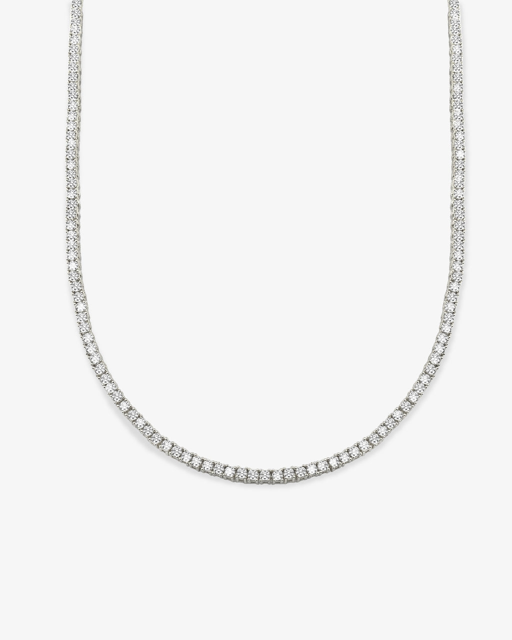 Cynthia 2MM Gold Round-Cut Tennis Choker Necklace