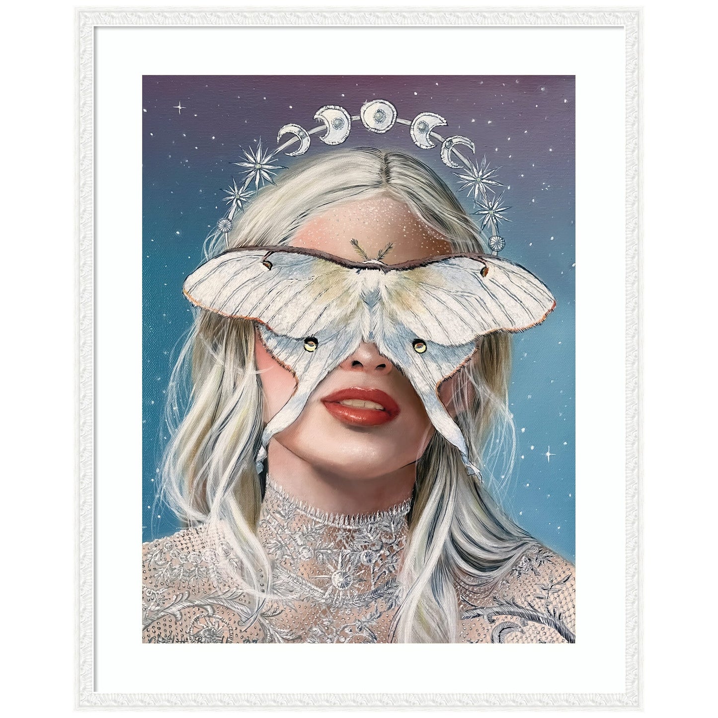 Moon Witch by Charlotte Brindley Framed Wall Art Print
