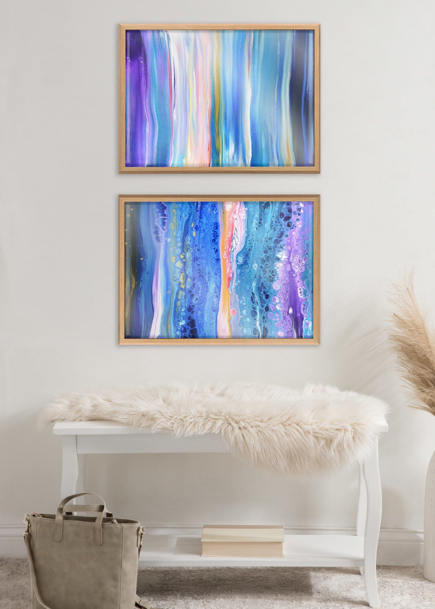 Limited Edition Blake Seaside Serenity Framed Printed Art by Xizhou Xie
