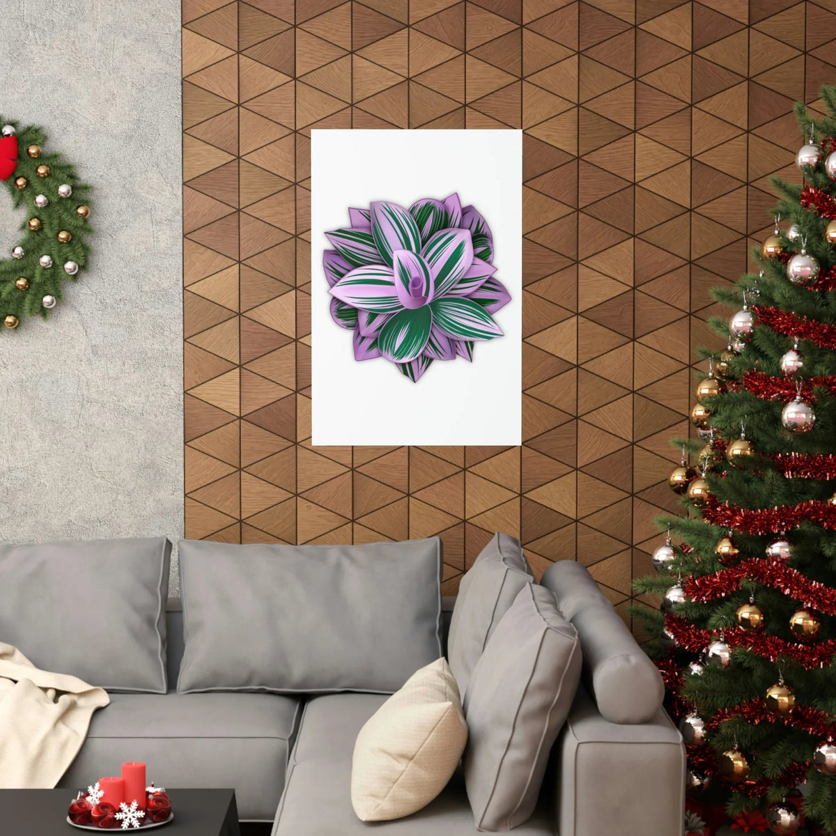 Tradescantia Nanouk Botanical Print – Unframed Wall Art