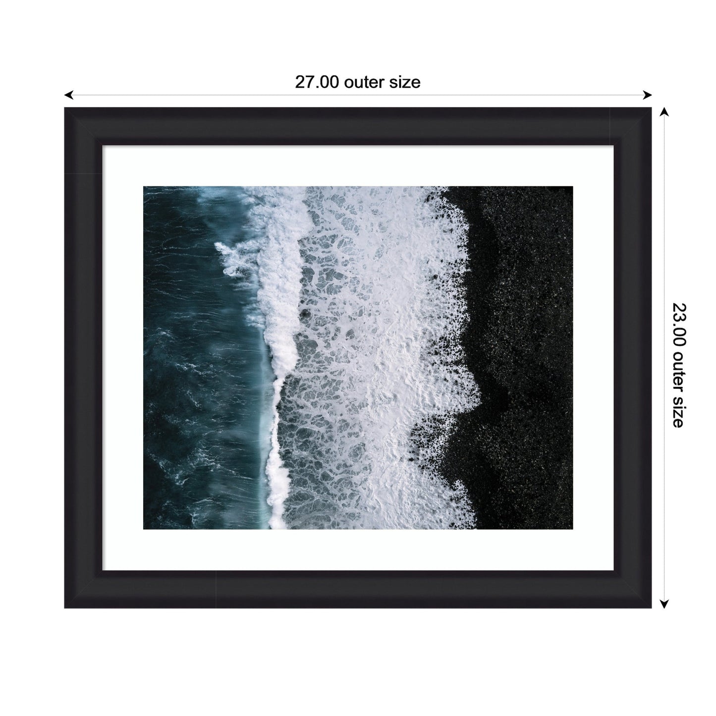Limited Edition Ocean Waves on the Black Beach in Iceland by Michael Schauer