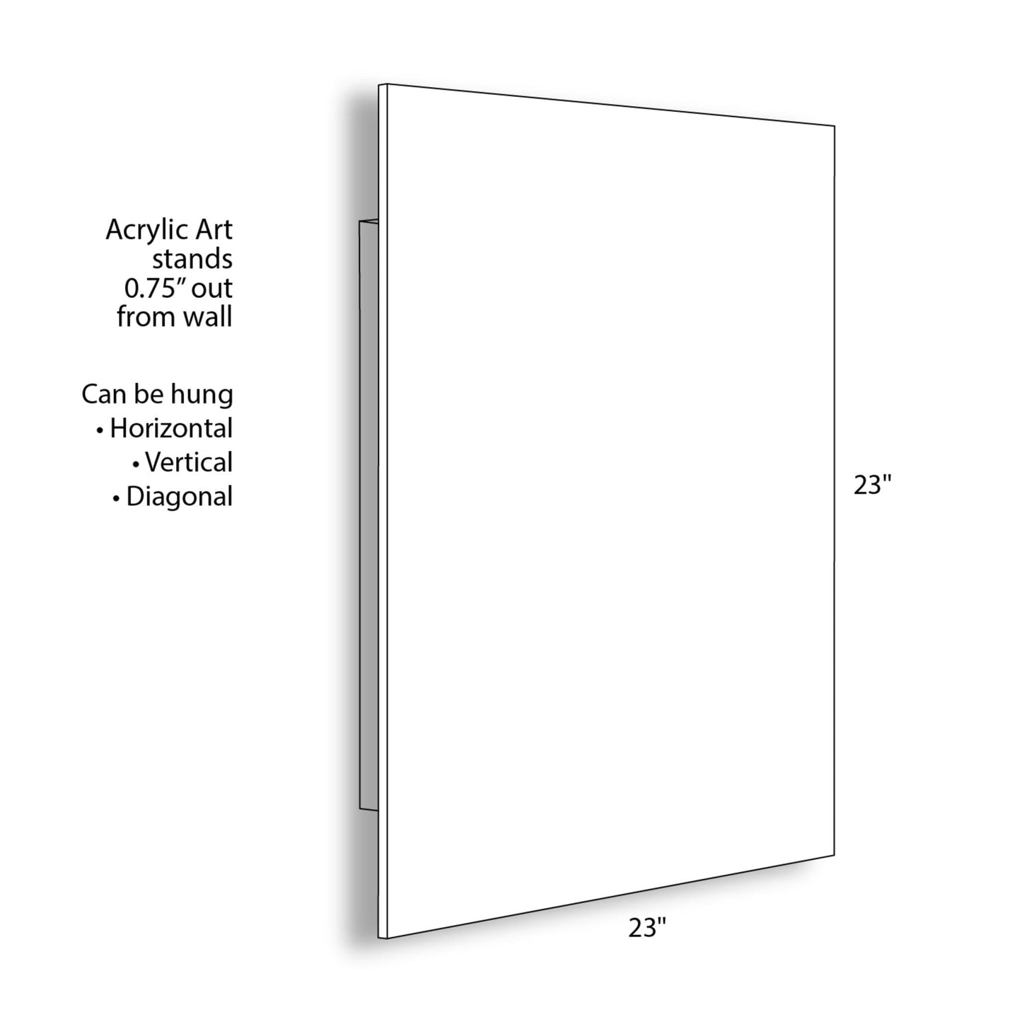 Summer Sky Floating Acrylic Art by Grant Mahr