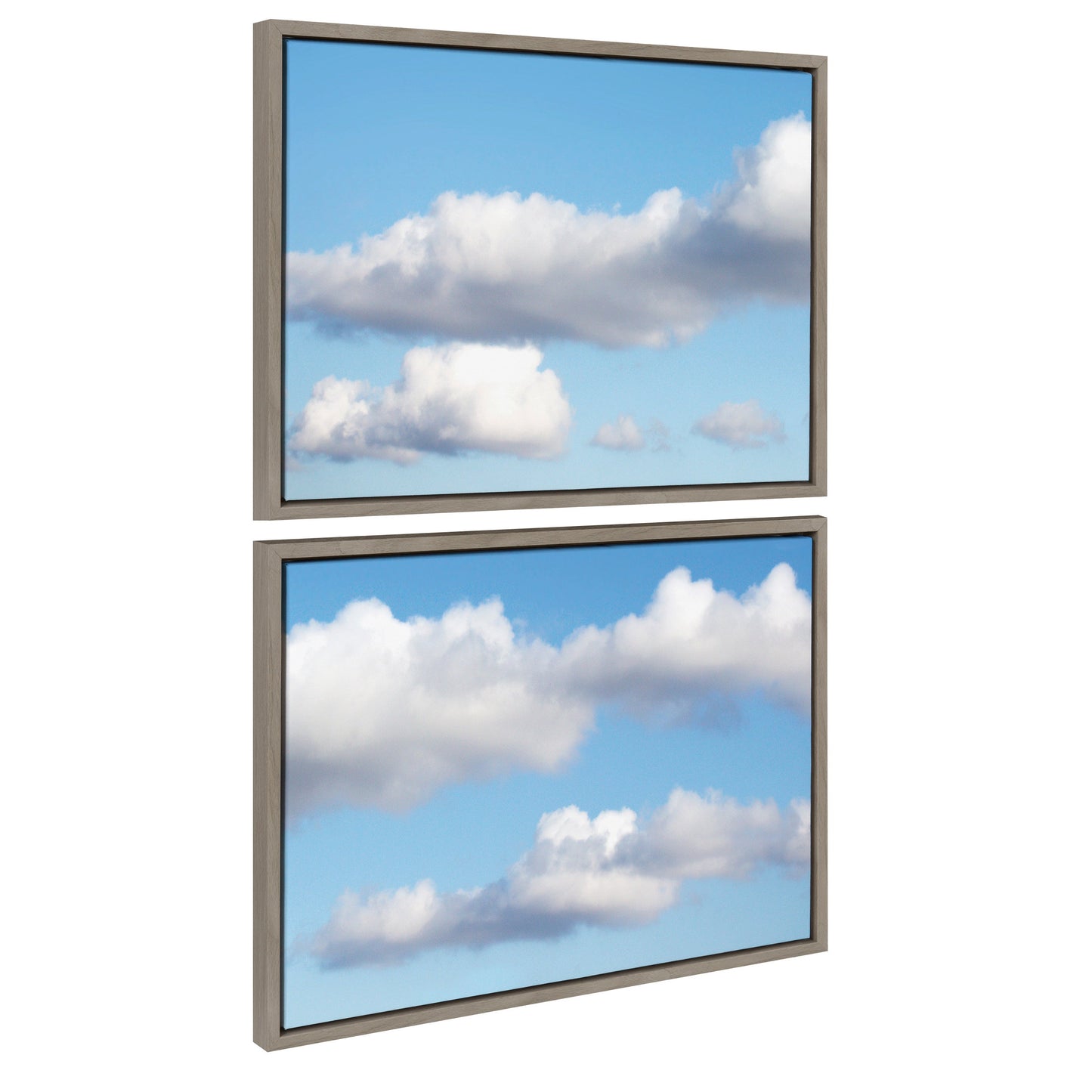Sylvie Uplifting Clouds Framed Canvas by Stephanie Klatt