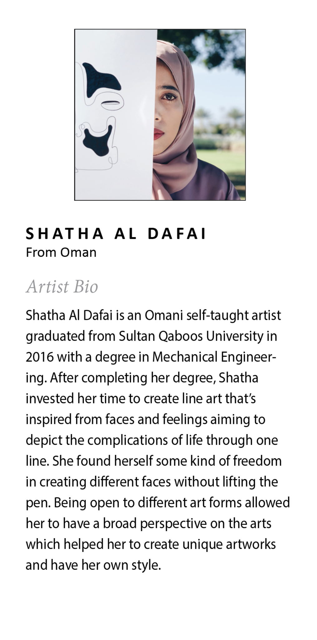 Limited Edition El Ray Floating Acrylic Art by Shatha Al Dafai
