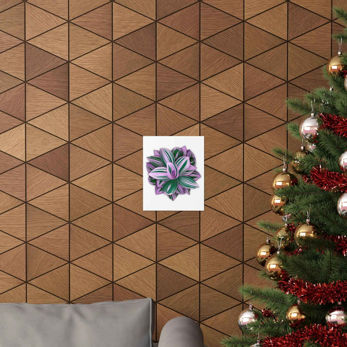 Tradescantia Nanouk Botanical Print – Unframed Wall Art