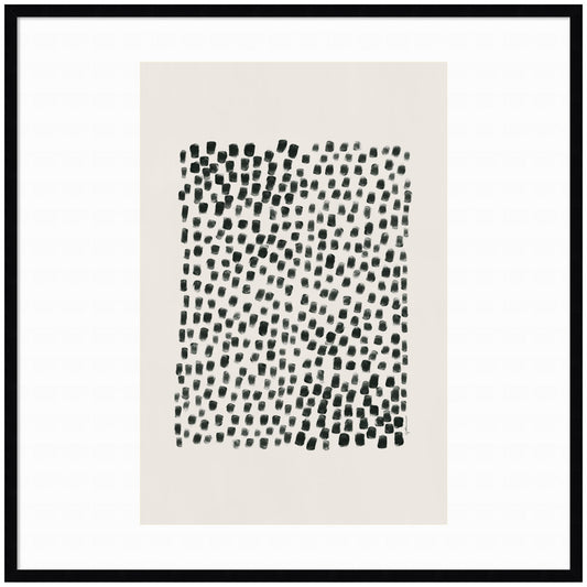 Abstract Black by Gabrielly Guedes Framed Wall Art Print