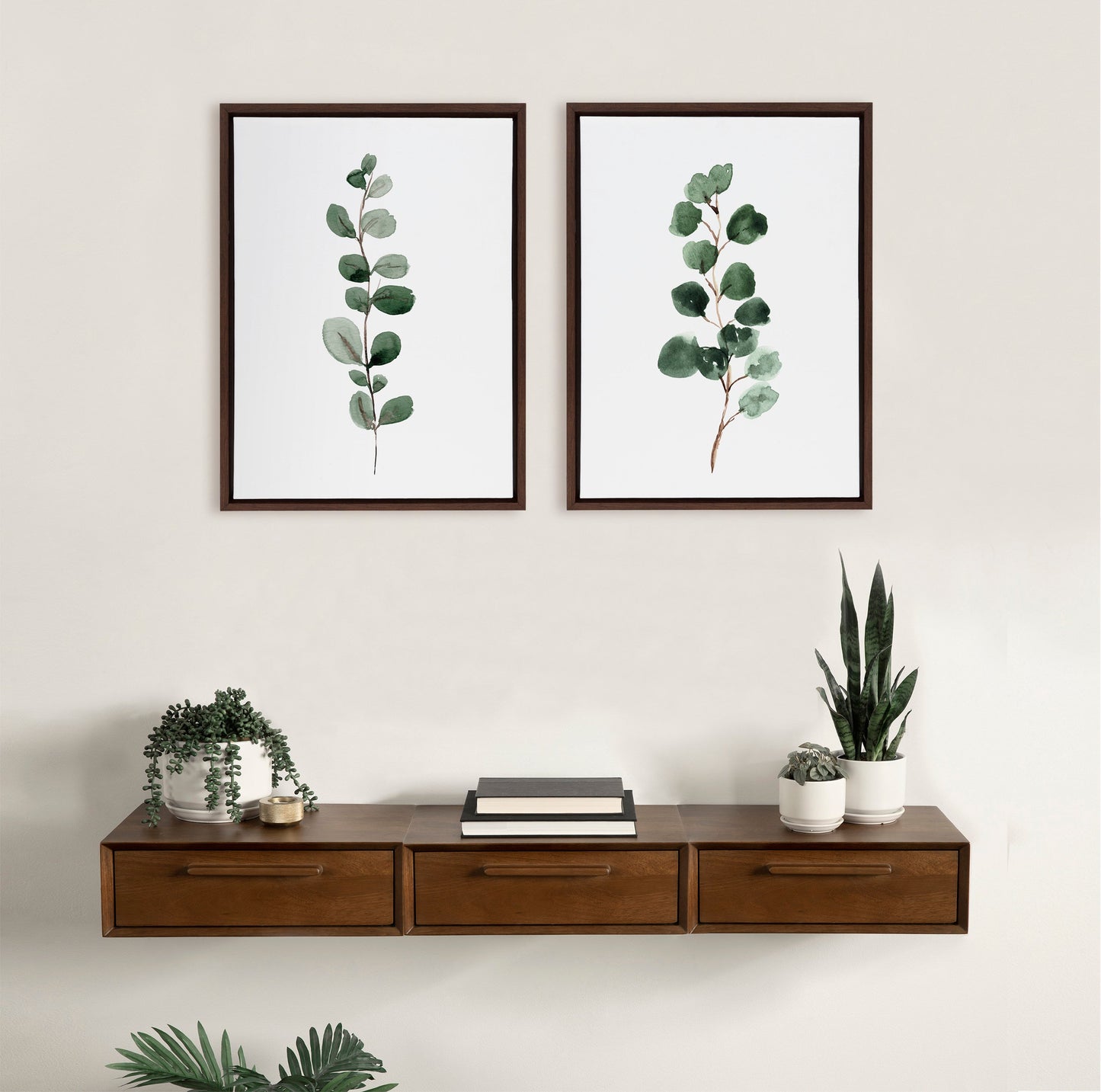 Eucalyptus Framed Canvas Set by Maja Mitrovic