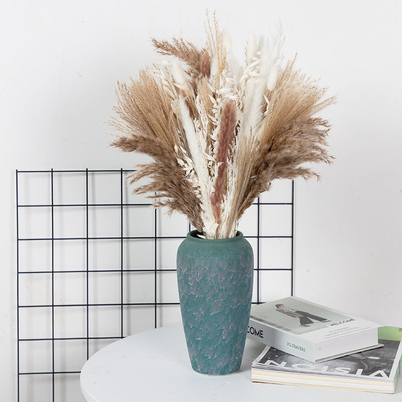 Boho-Chic Natural Dried Pampas Reeds - Hand-Selected Decorative Bouquet