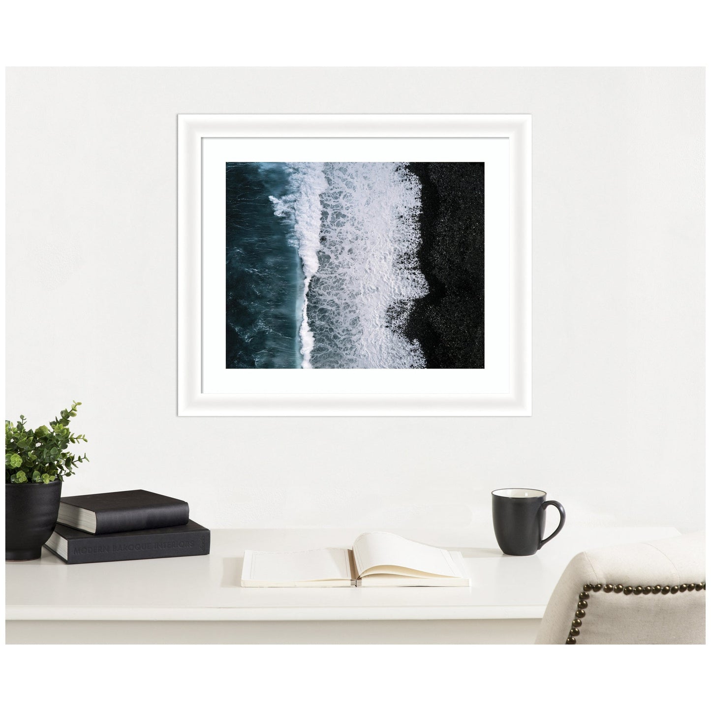 Limited Edition Ocean Waves on the Black Beach in Iceland by Michael Schauer