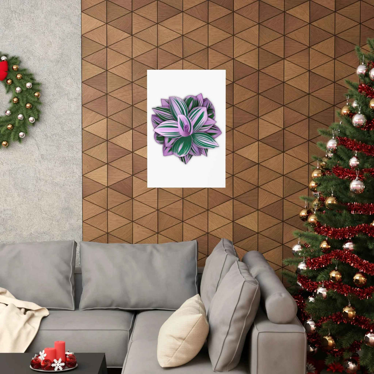 Tradescantia Nanouk Botanical Print – Unframed Wall Art