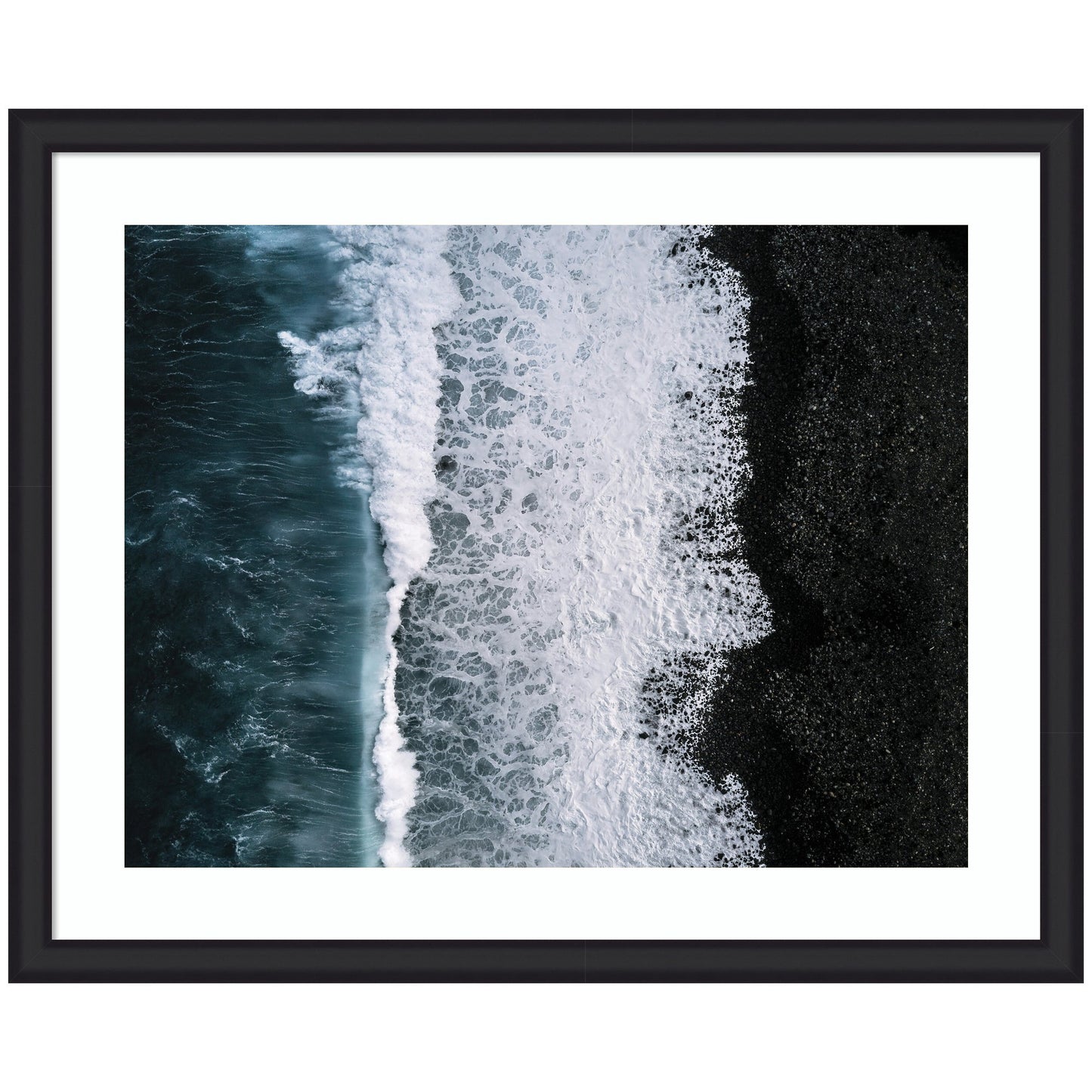 Limited Edition Ocean Waves on the Black Beach in Iceland by Michael Schauer