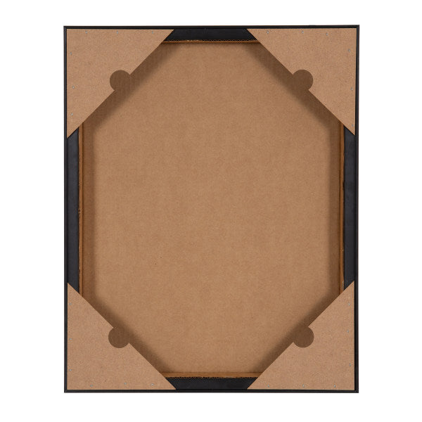 Sylvie White Geometric Abstract and Black Geometric Abstract Framed Canvas Art Set by July Art Prints