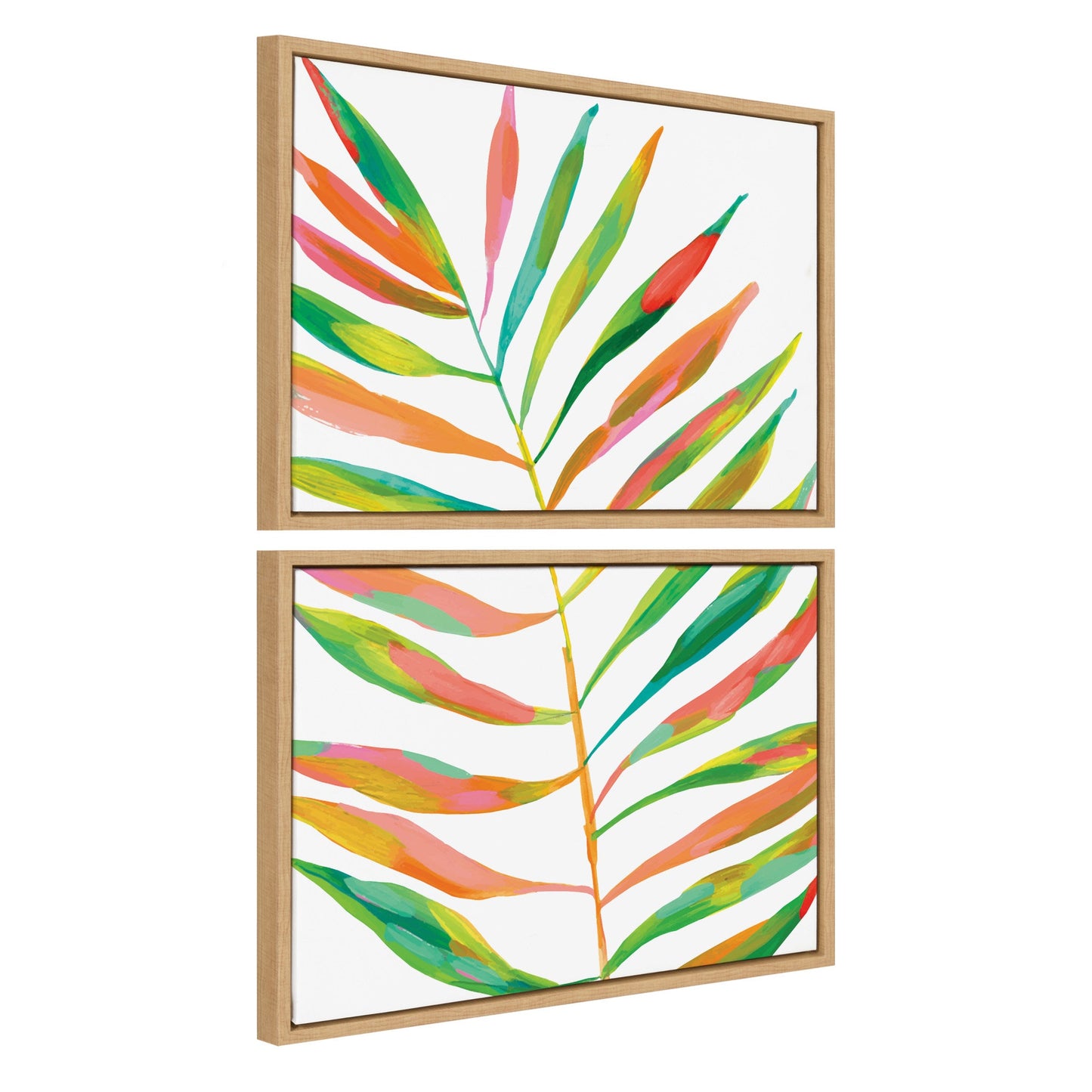 Palma No. 2 1 and 2 Framed Canvas Art Set by Jessi Raulet of Ettavee