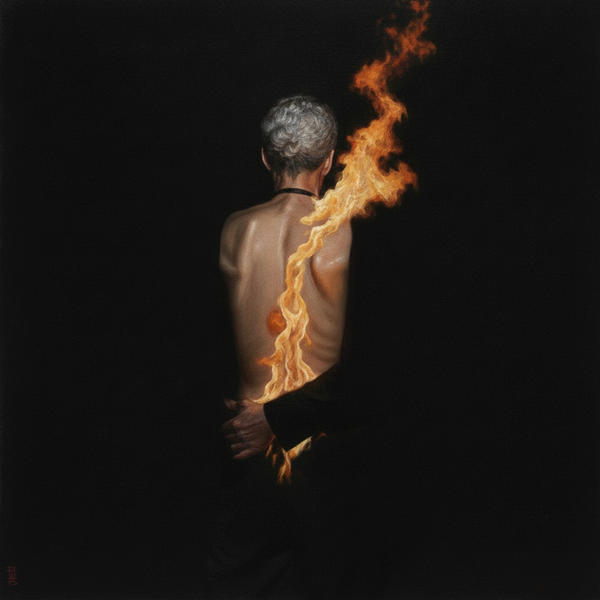 Passion #1" - 30x30 Limited Edition Framed Canvas