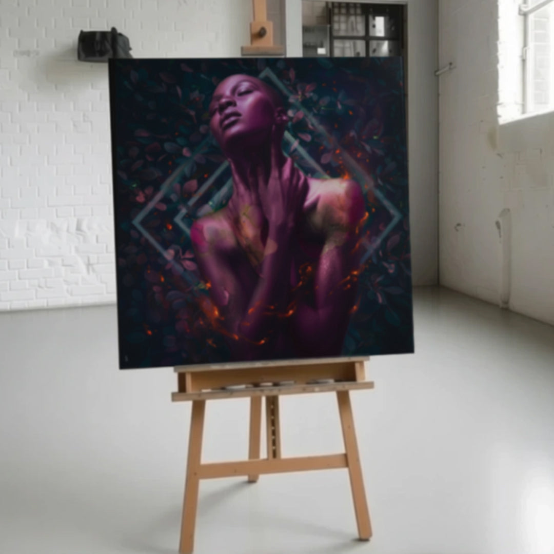 Protection #1 - 20x20 Limited Edition Canvas by Jason Rivers