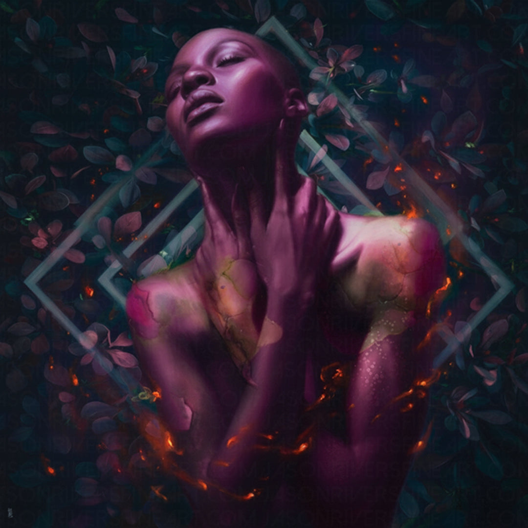 Protection #1 - 20x20 Limited Edition Canvas by Jason Rivers