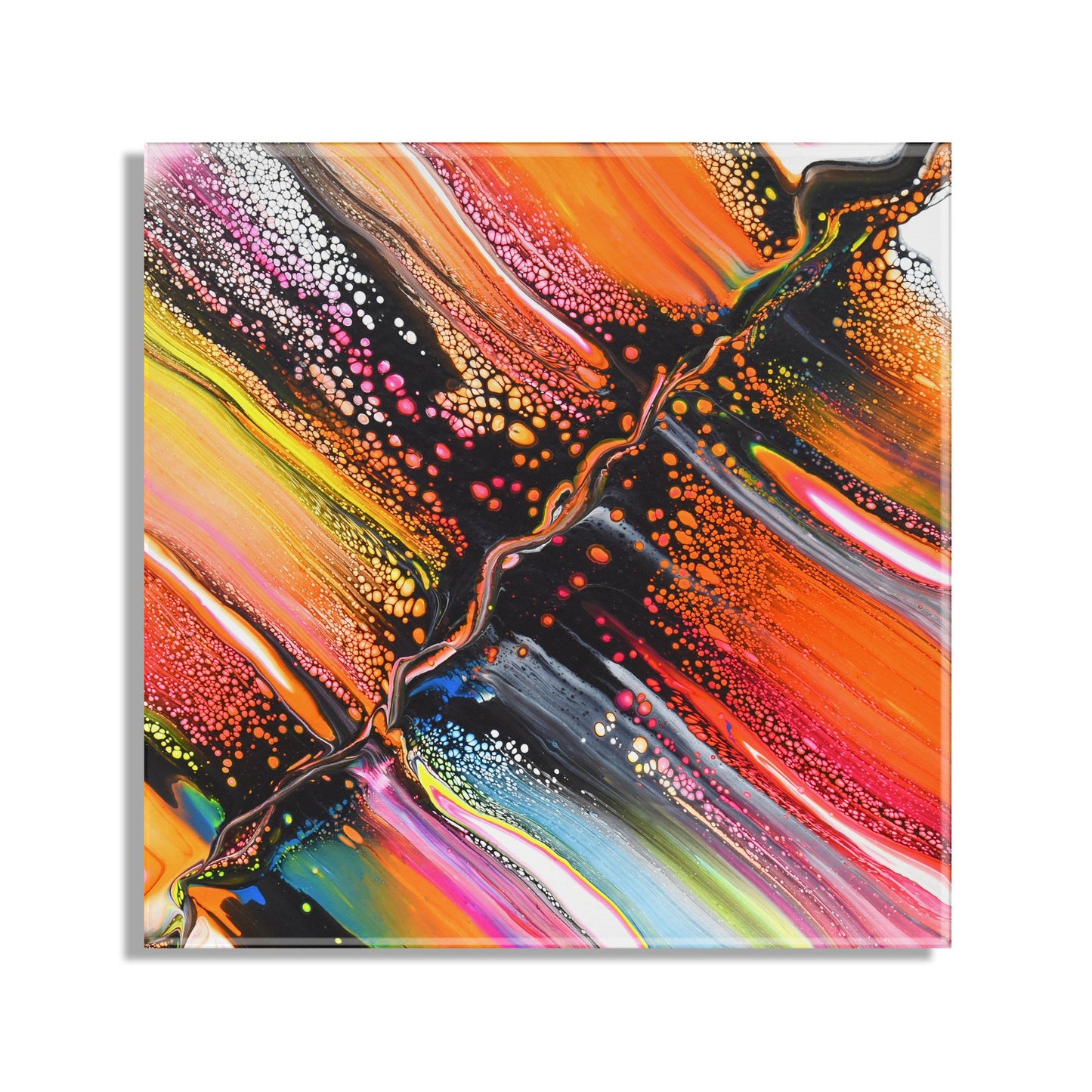 Limited Edition Aloha Floating Acrylic Art by Xizhou Xie