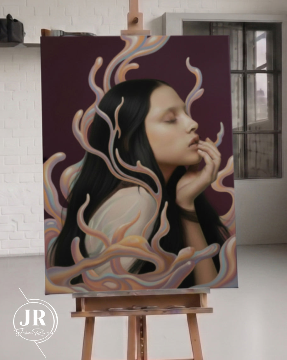 When the World Was Soft" by Jason Rivers – 24" x 36" Fine Art Print