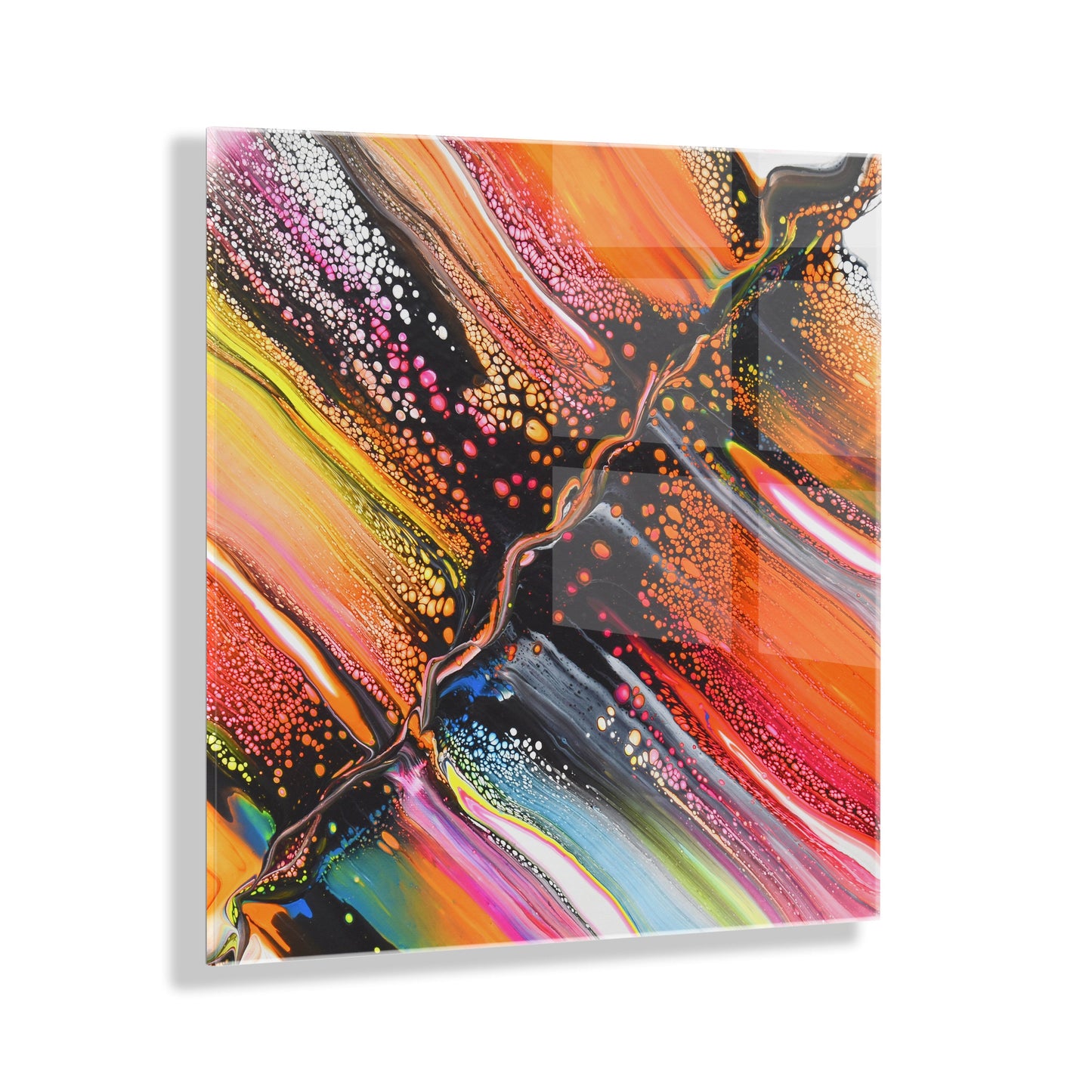 Limited Edition Aloha Floating Acrylic Art by Xizhou Xie