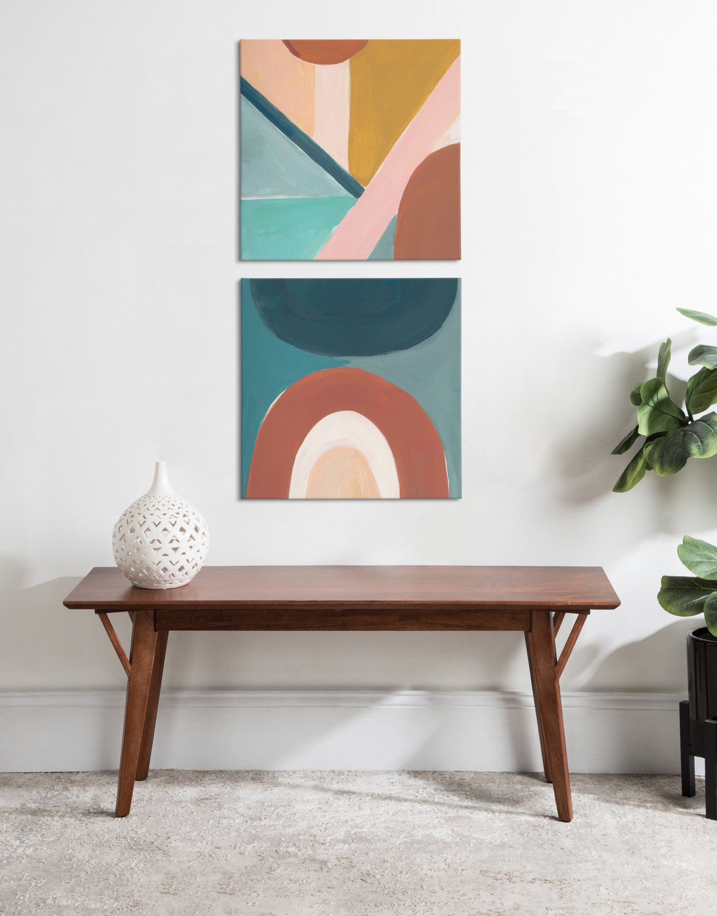 Teotitlan Valley Study Canvas Art Set by Kate Aurelia Holloway